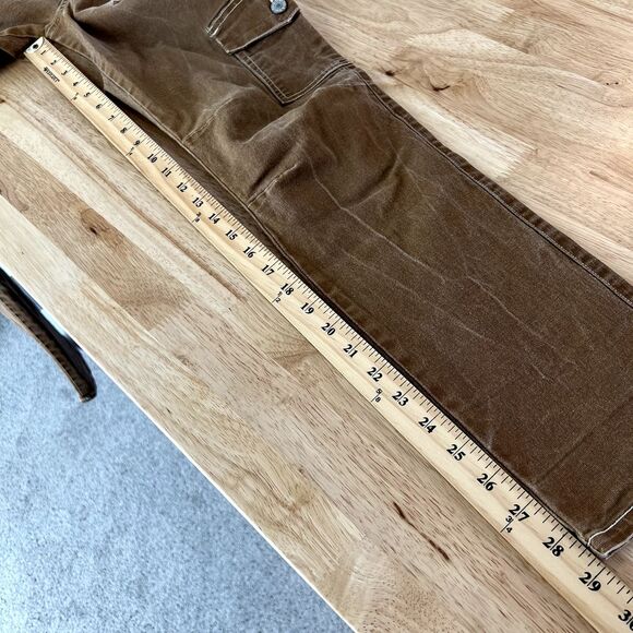 Dickies Cargo Pants Size 1/25 Canvas Workwear Y2K Skater Grunge Tan Brown Womens - Picture 11 of 12